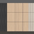 Modern wall panel wood veneer wall panel 3d model