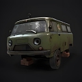 Realistic old car modern car car car car luxury car abandoned car old car motor vehicle vehicle tire 3d model