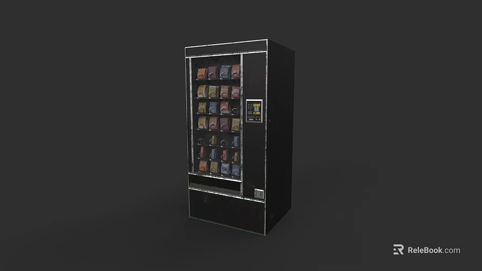 Smart Vending Machine With Multiple Product Slots Digital Display And Automatic Dispensing 3d model