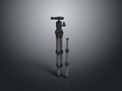 Adjustable Camera Tripod With Extendable Legs And Lightweight Design For Travel Photography 3d model