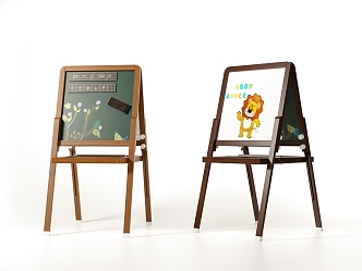 Children's Room Sketchpad Easel 3d model