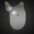 Elegant Carved Fox Head Wall Mounted Decorative Plate Decoration With Ornate Frame