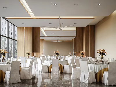 Modern Ballroom 3d model