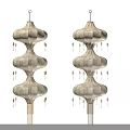 Elegant Layered Hanging Lamps With Tassel Decorations For Home Furniture