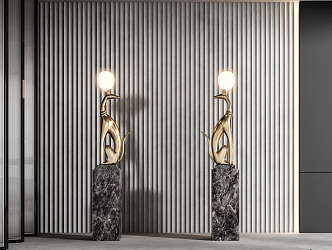 Light Luxury Sculpture Ornaments 3d model