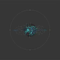 Blue Digital Globe With Interconnected Lines Dots And Network Structure On Dark Background