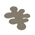 irregular shaped carpet 3d model