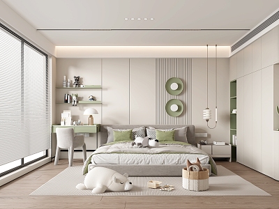 Modern Children's Room Universal Children's Room Boys Room Girls Room Children's Bed model