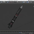 Missile Cannon Torpedo Bomb Cruise Missile Science Fiction Missile Science Fiction Torpedo Missile Simple Model Missile Low Model Low Face Missile Game Missile 3d model