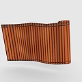 Classic Chinese Bamboo Slips With Ancient Calligraphy Characters And Traditional Design