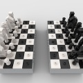 Lego toy chess chess play chess 3d model