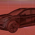 Silver Modern SUV Car With Sleek Aerodynamic Body Large Wheels And Electric Design