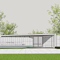 Modern Gate 3d model