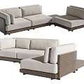 Modern Modular Multiplayer Sofa 3d model