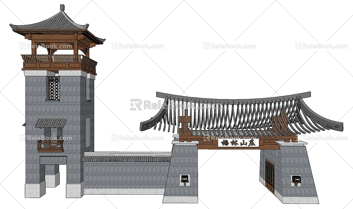 Gate 3d model