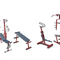 Professional Home Gym Sports Equipment With Barbell Rack Weight Bench Stepper And Multi Functional Trainer