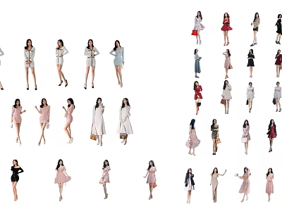 Fashion Beauty 3d model