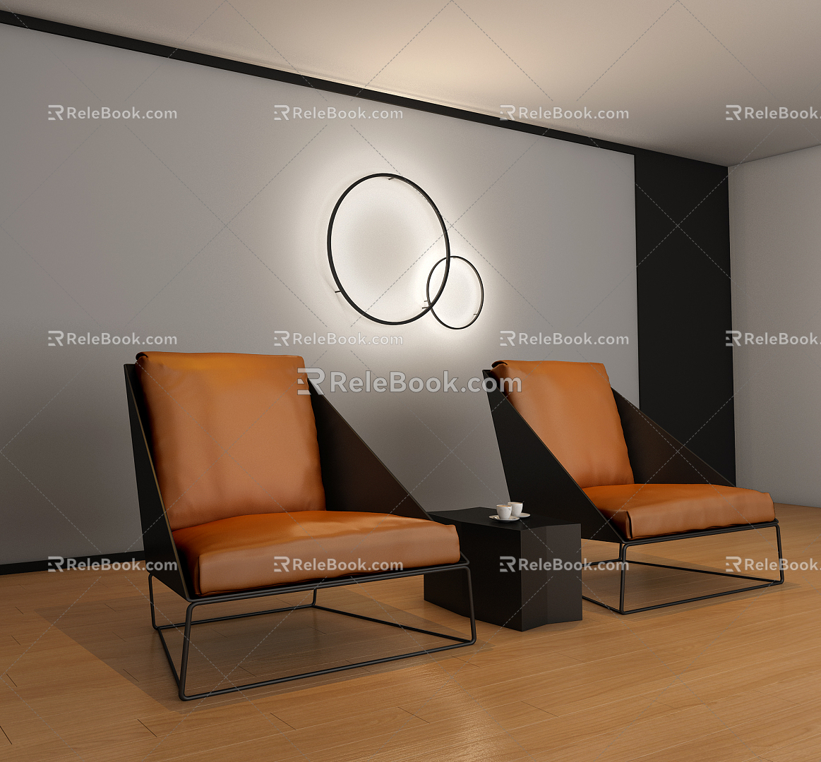 Modern Casual Sofa Combination Sofa Fashion Sofa Single Sofa 3d model