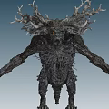 Tree Demon Tree Monster Tree Shaped Dinosaur Monster 3d model