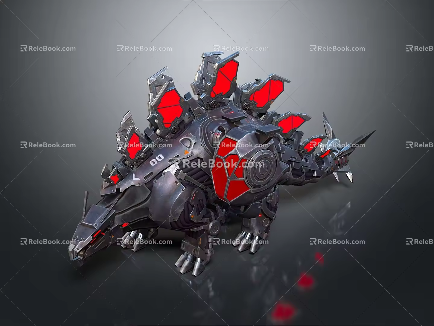 Modern Mechanical Dinosaur Machine Dinosaur Mechanical Monster Machine Monster 3d model