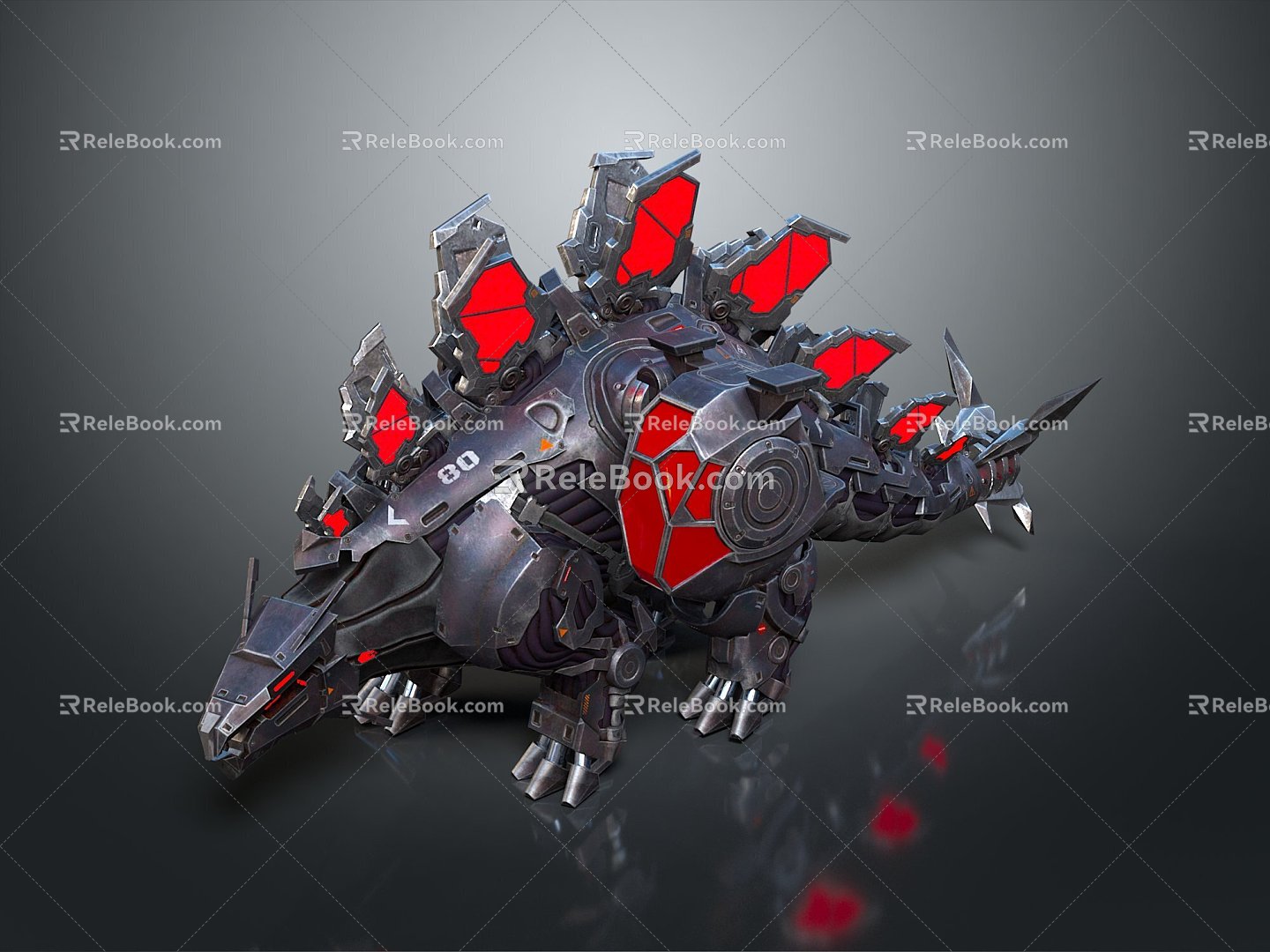 Modern Mechanical Dinosaur Machine Dinosaur Mechanical Monster Machine Monster 3d model