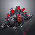 Modern Mechanical Dinosaur Machine Dinosaur Mechanical Monster Machine Monster 3d model