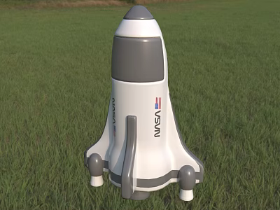 Modern Ornaments Ornaments Rocket Haitian Aircraft 3d model