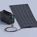 Industrial Solar Power Generation Equipment With Portable Energy Storage Device And Folding Solar Panel