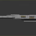 Futuristic Silver Metallic Spacecraft Component With Streamlined Design For Cosmic Exploration