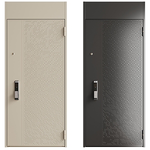 Entry door security door swing door 3d model