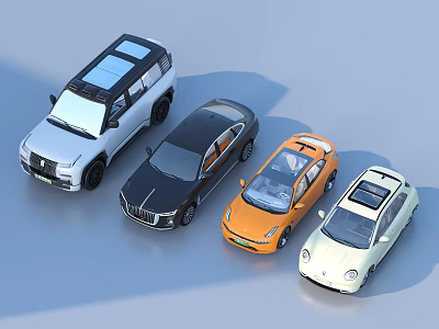 automobile vehicle 3d model