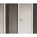 Modern Flush Doors In Various Colors With Wood Grain And Smooth Finishes