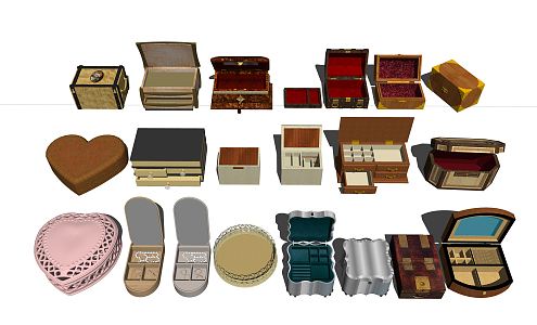 Modern Jewelry Box 3d model