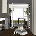 Duplex Living Room Interior Design With High Ceilings Large Windows And Natural Light