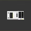 Modern White Utility Vehicle With Yellow Stripes Solar Panels OT Logo And 2023 Design