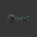 Industrial Robotic Arm With Articulated Joints Gripper Tool And Sturdy Base For Automation