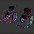 Two Silver And Red Wheelchairs As Essential Medical Equipment For Mobility Support