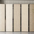 New Chinese Style Screen Partition 3d model