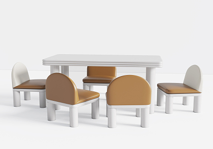 Modern Children's Tables and Chairs 3d model