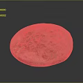 Ancient Circular Coin With Rusted Metallic Surface And Historical Engraved Design
