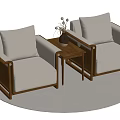 New Single Sofa 3d model