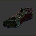Red Casual Retro Style Sports Shoes With Black Laces Comfortable For Daily Wear