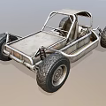 Rugged Off Road Buggy With Tubular Frame Large Tires And Open Cockpit
