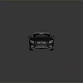 Black Sports Car With Sleek Design Alloy Wheels And Glossy Exterior Finish