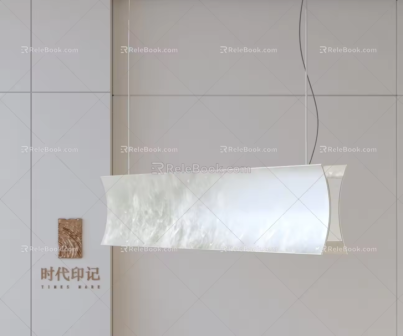 Modern chandelier 3d model