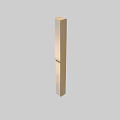 Modern Elegant Wall Sconce With White Shade And Gold Metal Accent For Interior Lighting