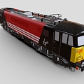 Electric Locomotive British 87 Electric Locomotive Train High-speed Railway Tram Low Face Number Low Model Simple Model Game Sub-era Film and Television Super Realism 3d model