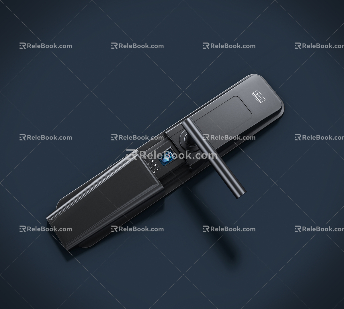 Modern Door Lock 3d model