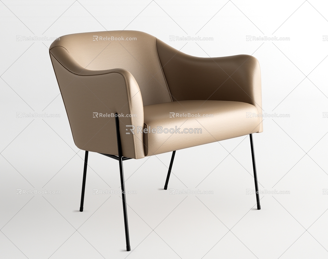 modern leisure chair 3d model