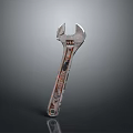 Pipe pliers wrench tool hardware tools processing tools realistic 3d model